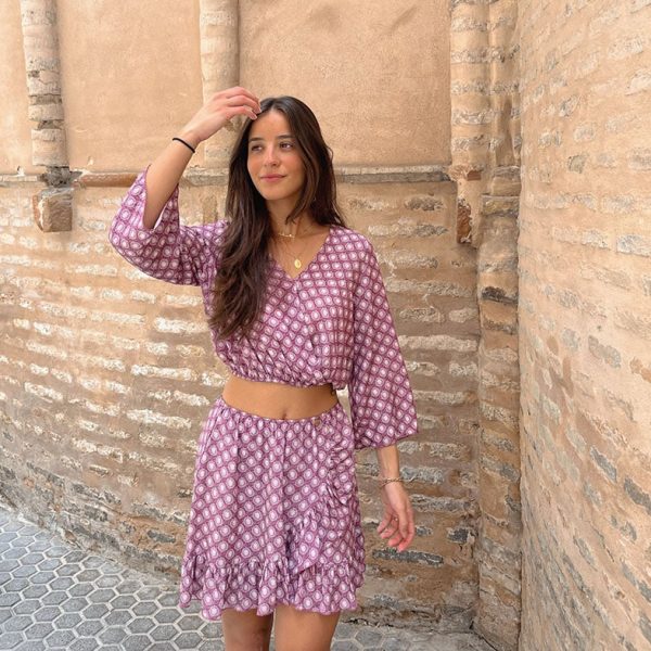 BLUSA BERENJENA VALERIA