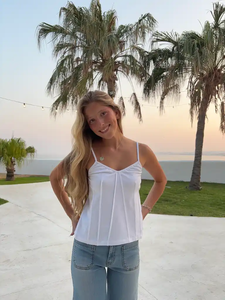 Camiseta Blanca Nervios