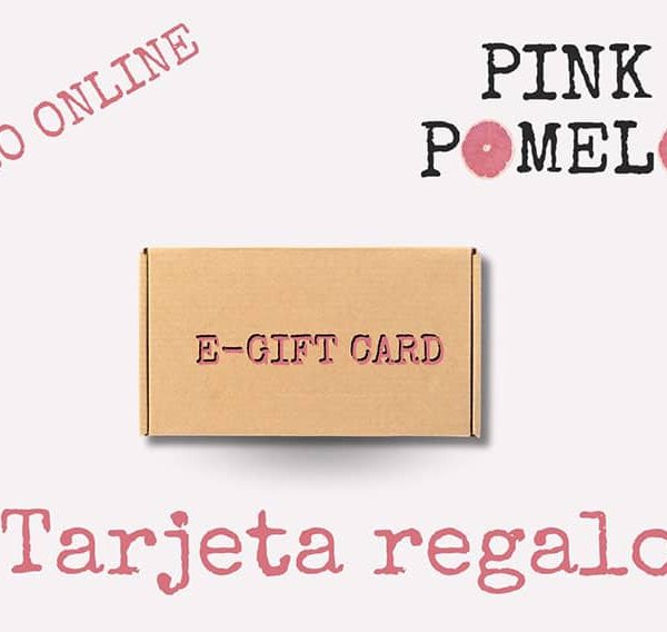 tarjeta regalo solo para uso en web www.pinkpomelo.es